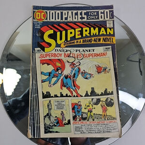 Superman #284 DC Pub 1975 100 Page Superboy Battles Superman !